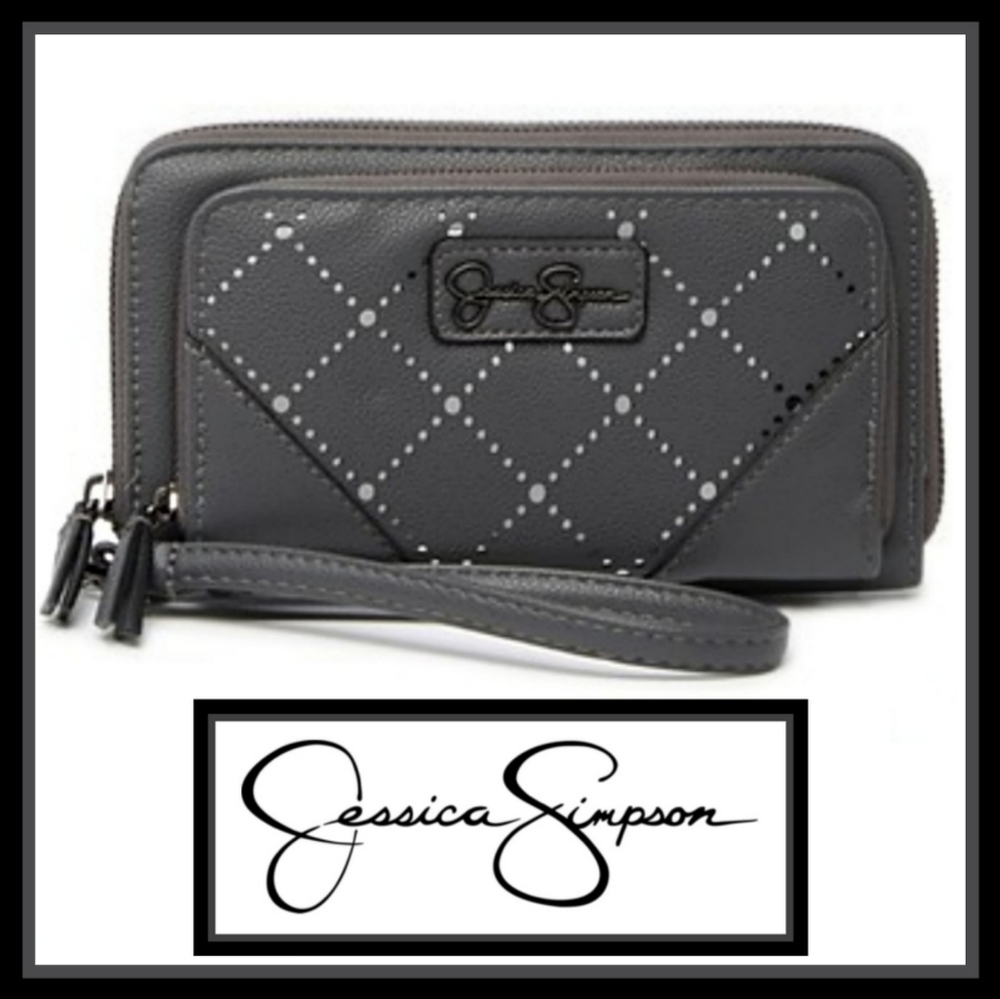 Jessica Simpson Patrice Double Zippered Wallet
